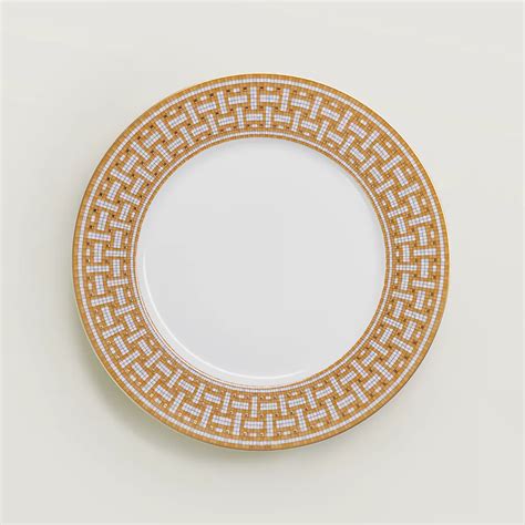 Mosaique au 24 gold dinner plate 